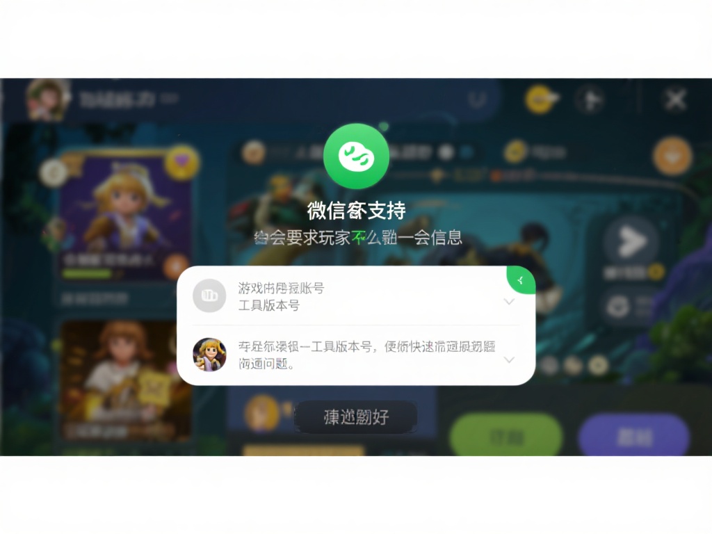 值得注意的是，官方微信支持通常会要求玩家提供一些基