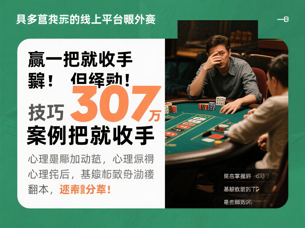 开元棋牌输了30万,如何避免再次陷入赌局? (开元棋牌输了30万,如何有效避免再次陷入赌局?) 很多人最初接触线上平台时,只是抱着娱乐的心态,但逐