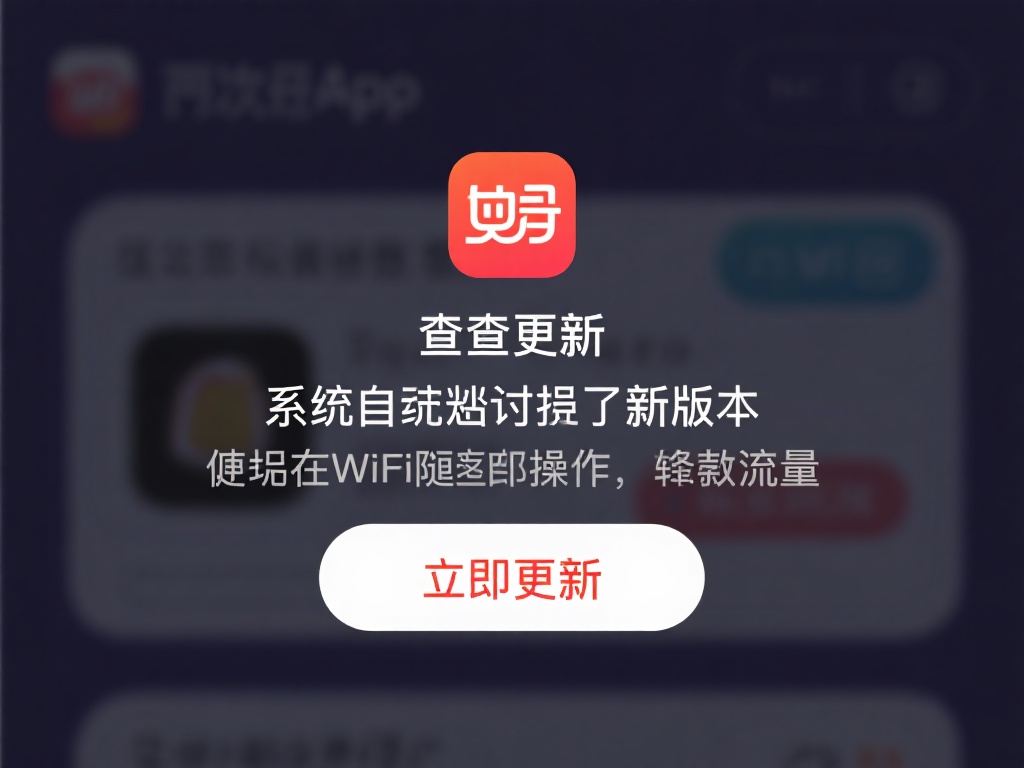 检查更新提示：每次打开应用时，系统会自动检测是否有